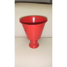 Vaso de ferro vermelho