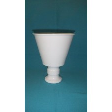 Vaso de ferro branco