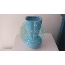 Vaso de louça azul P