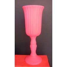 Taça romana neon rosa grande