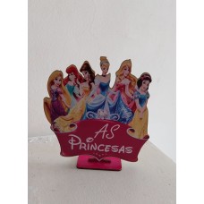 Totem de mesa Princesas